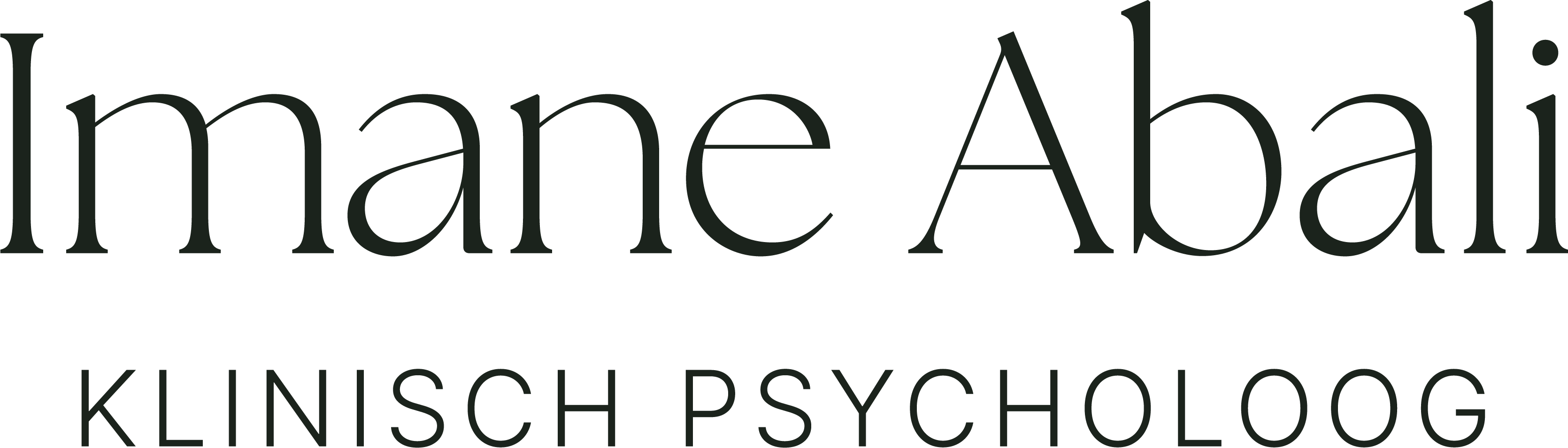 Logo van klinisch psycholoog Imane Abali